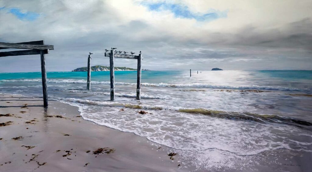 Leigh Hewson Bower Hamelin Bay Painting 1