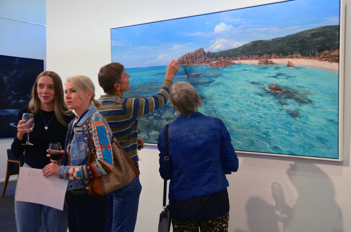 Leigh Hewson Bower South West Shorelines Opening Night Crowd 13