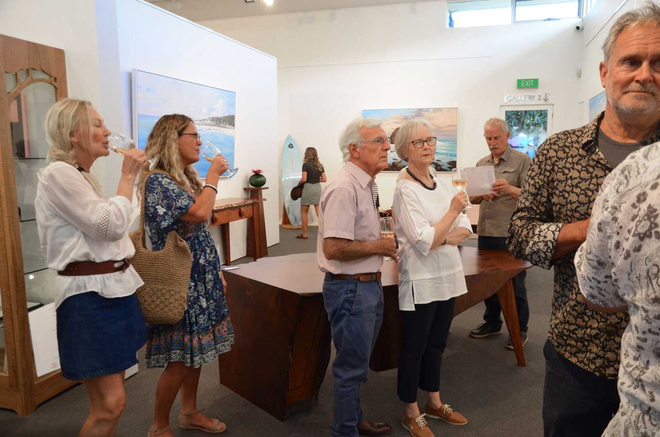 Leigh Hewson Bower South West Shorelines Opening Night Crowd 9