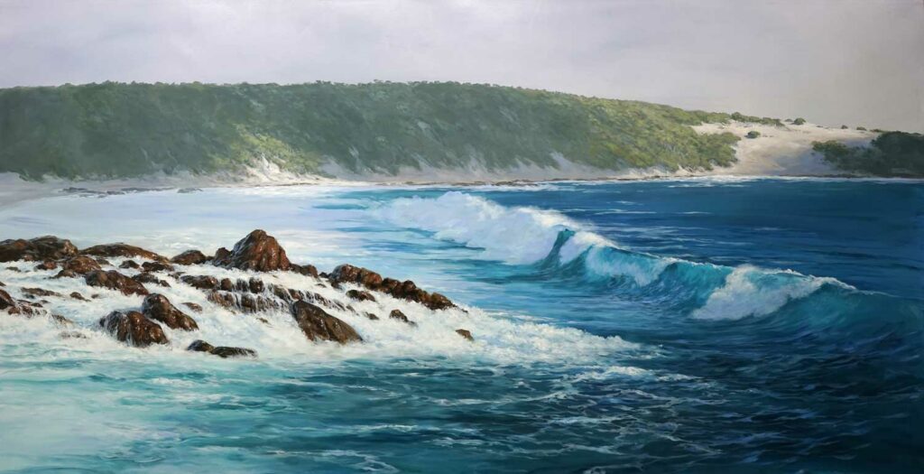 Leigh Hewson Bower Wyadup Rocks And Cape Clairault Painting
