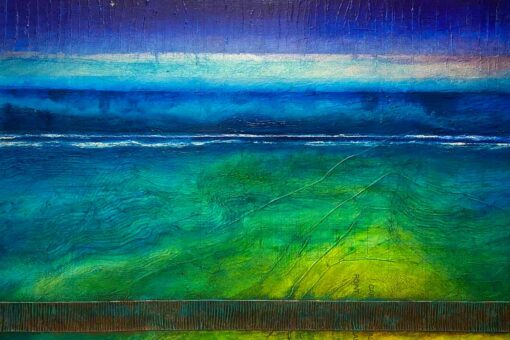 Narelle Pendlebury Cape To Cape Aqua Painting