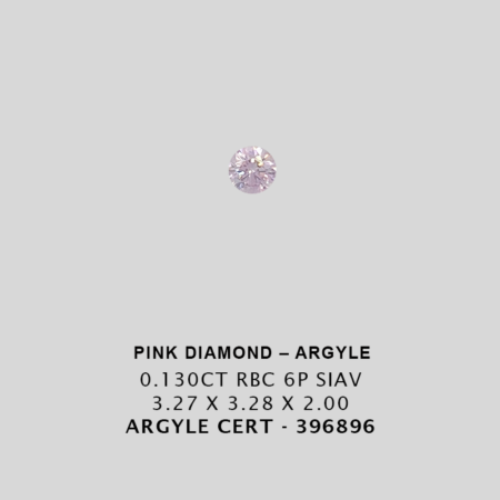 Pink1312 Cert 396896 0 130ct 6p Argyle Pink Diamond 1