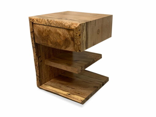 Geograph Bedside Table By Jahroc Furniture In Marri