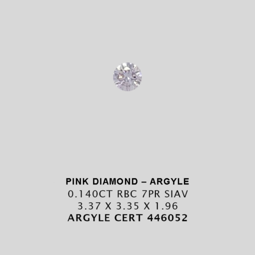 Jah Pr Ct Argyle Pink Diamond