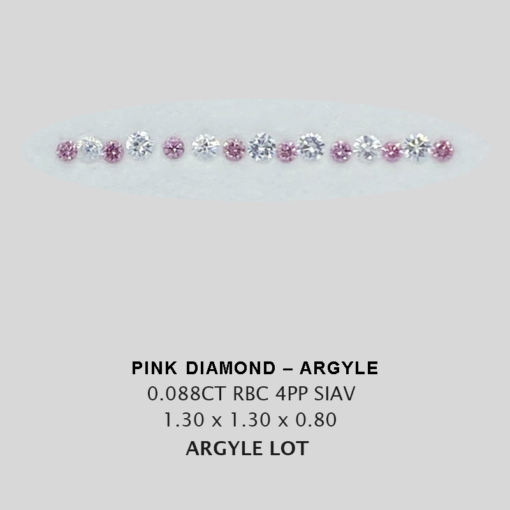 Pink Pp Argyle Pink Diamond Loose Stones 7