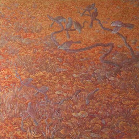 Donald Green Autumn Path Painting
