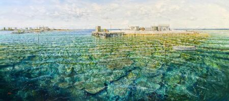 Larry Mitchell The Nook Abrolhos Islands Oil Painting