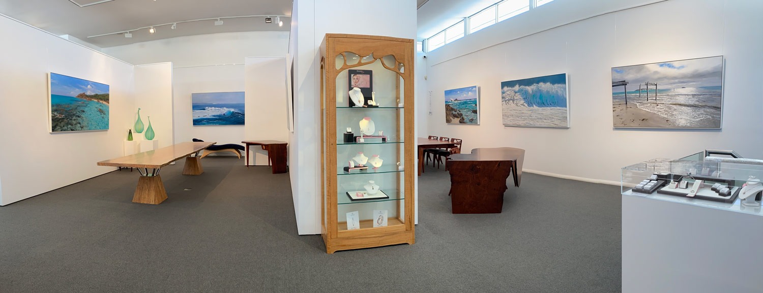 Leigh Hewson Bower South West Shorelines Exhibition In Gallery