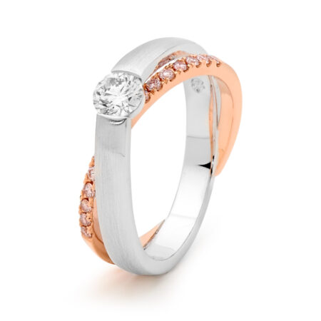 Desert Rose Jewellery Alluring Pink Diamond Ring