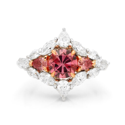 Desert Rose Jewellery Blushing Beauty 1carat Pink Diamond Ring Front