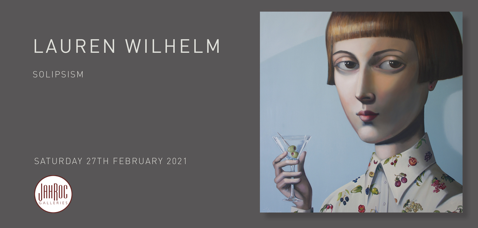 Lauren Wilhelm Solipsism Exhibition At Jahroc Galleries Front
