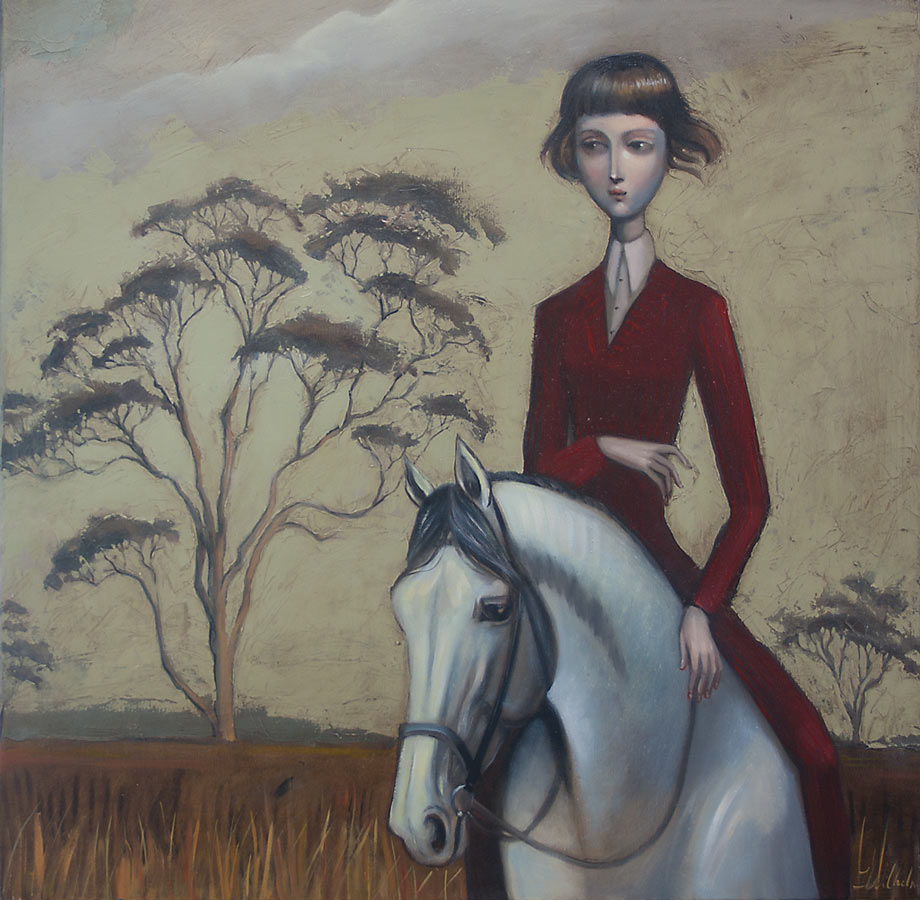 Lauren Wilhelm What Lies Beyond The Horizon Painting