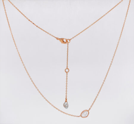 Liddon Pearls - My Diamond Necklace Rose Gold