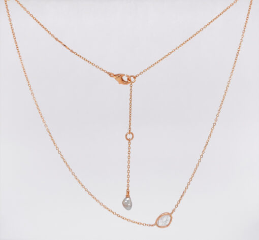Liddon Pearls - My Diamond Necklace Rose Gold