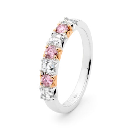 Edjr032 001 Desert Rose Jewellery Princess Pink Diamond Dress Ring