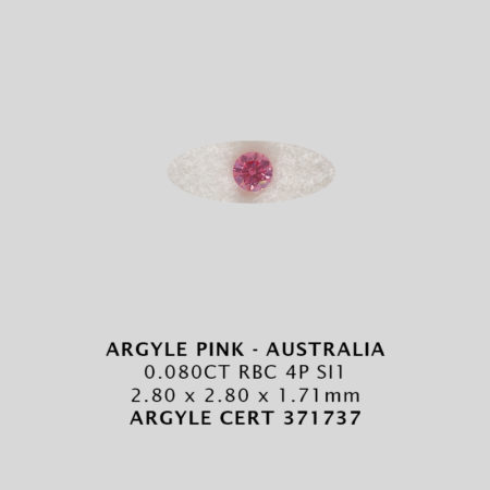 Pink Diamond - Argyle 371737 - 0.080CT 4P