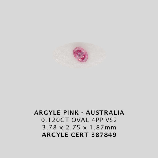 Pink Diamond - Argyle 387849 - 0.120CT 4PP - Image 2