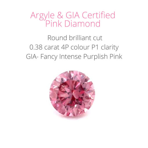 Pink Diamond - Argyle 362313 - 0.380CT 4P - Image 2