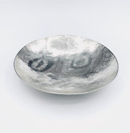 Michelle Gauntlett - Fine Silver Hand Engraved Dish