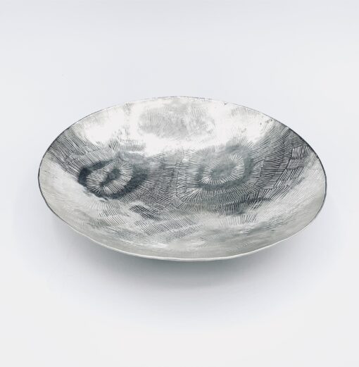 Michelle Gauntlett - Fine Silver Hand Engraved Dish