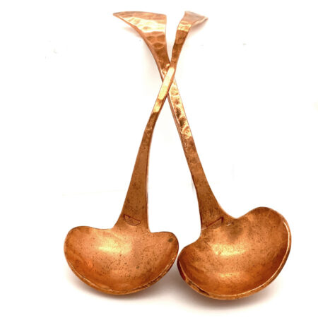 Michelle Gauntlett - Forged Copper Condiment Spoons (Pair)