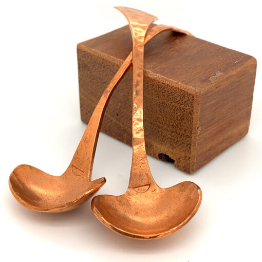 Michelle Gauntlett - Forged Copper Condiment Spoons (Pair) - Image 2