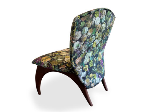 Cray Lounge Chair - Jarrah in Flowerbomb - Image 2