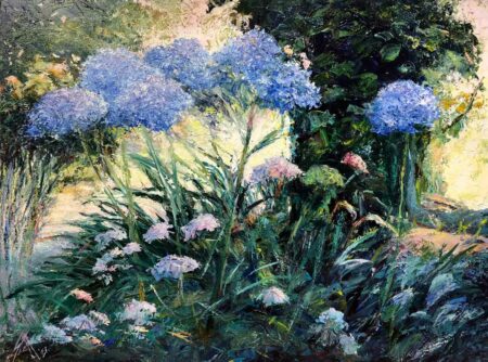 Peter Scott - Agapanthus Flowers And Summer Days