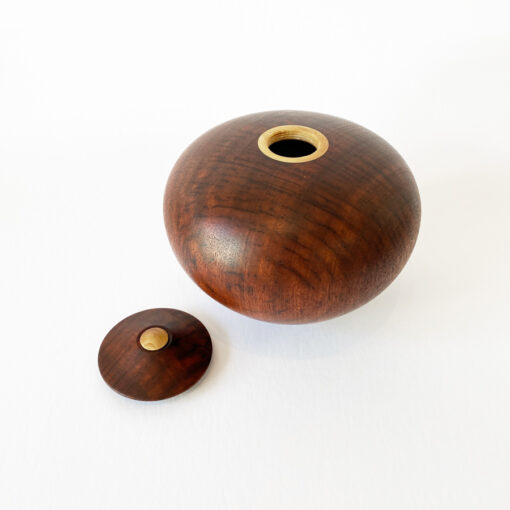 Neil Turner - Dome Jarrah Vase - Image 2