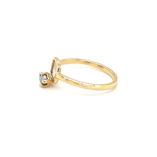 Liddon Pearls - My Diamond Ring Yellow Gold - Image 2