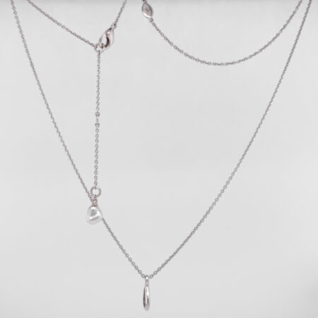 Liddon Pearls - Emilia Necklace White Gold