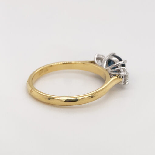 Bespoke Jewellery - Sapphire Trilogy Ring - Image 3