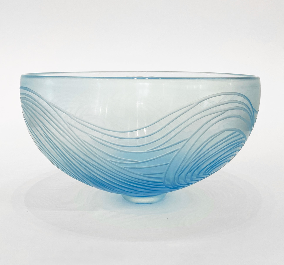 Edols and Elliot Flood Bowl Copper Blue JahRoc Galleries