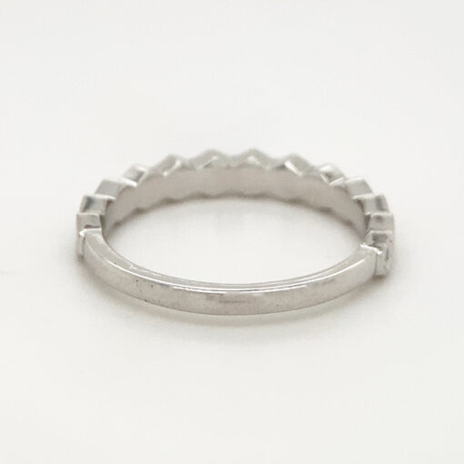 Bespoke Jewellery - Hex Diamond White Gold Ring - Image 3