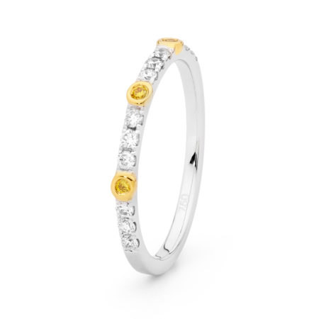 Desert Rose - Delightful Yellow Diamond Wedder