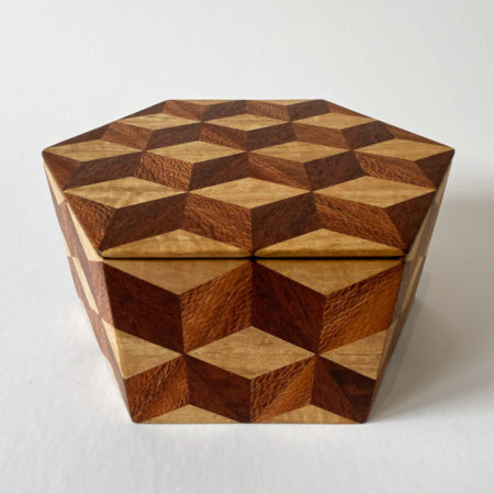 Trevor Clement - Parquetry Keepsake Box No13
