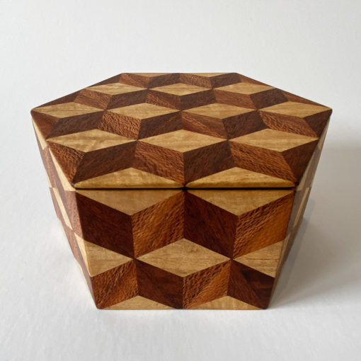Trevor Clement - Parquetry Keepsake Box No13