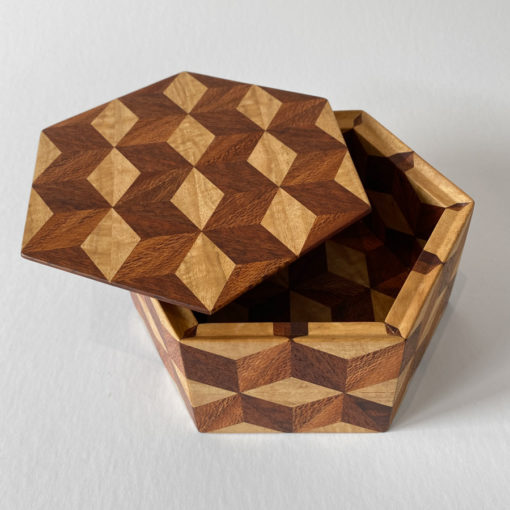 Trevor Clement - Parquetry Keepsake Box No13 - Image 2
