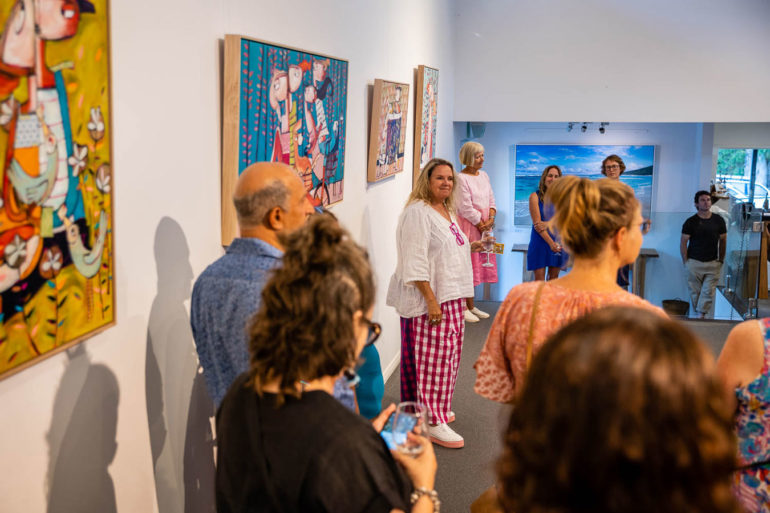 Opening Night – Janine Daddo Exhibition “Deep In Conversation” 21st Jan 2023