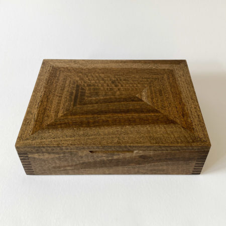 Jagath Prasantha - Ebonised Blackbutt Collectors Box with Marri Tray