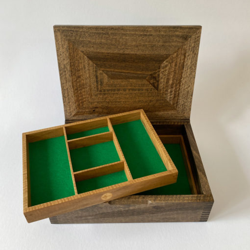 Jagath Prasantha - Ebonised Blackbutt Collectors Box with Marri Tray - Image 3