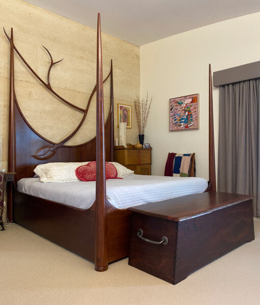 Flame Jarrah Blanket Chest - Image 7