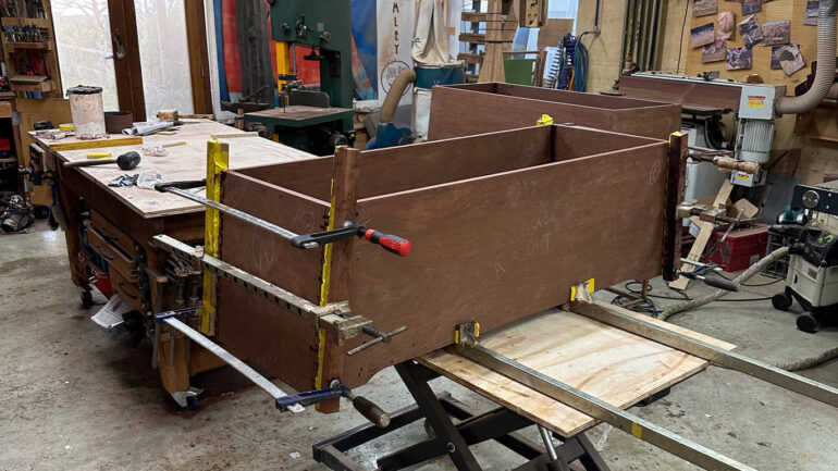 Jarrah Blanket Chest – In The Making