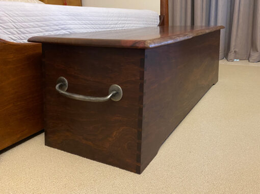 Flame Jarrah Blanket Chest - Image 6