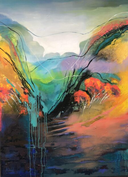 Astrid Dahl – Grasses Swaying painting