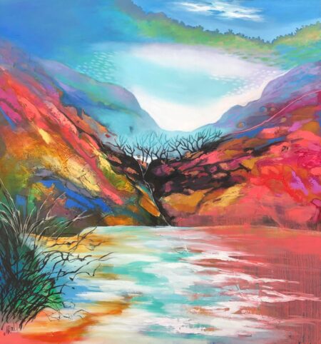 Astrid Dahl – Nature Has Her Secrets painting