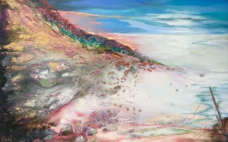 Astrid Dahl – The Escaping Moon painting