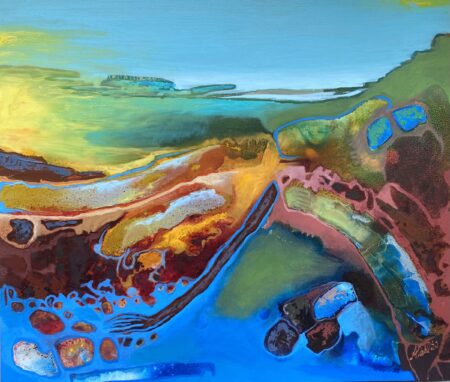 Astrid Dahl – Tipping Point painting