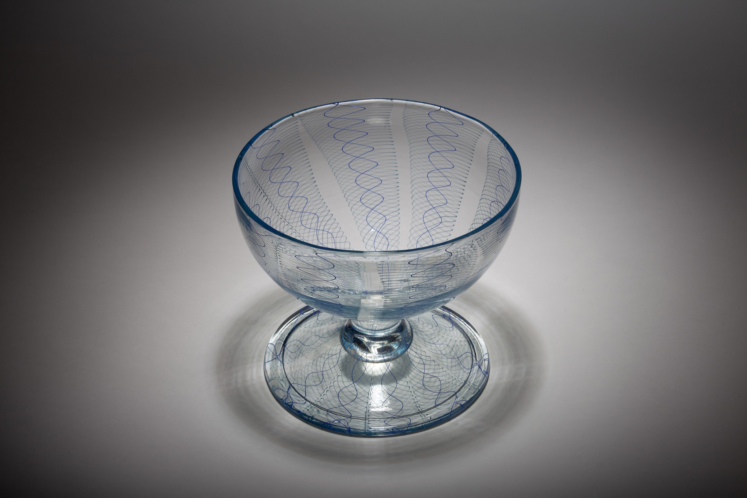 Calum Donaldson – Blue Filigrana Bowl glass