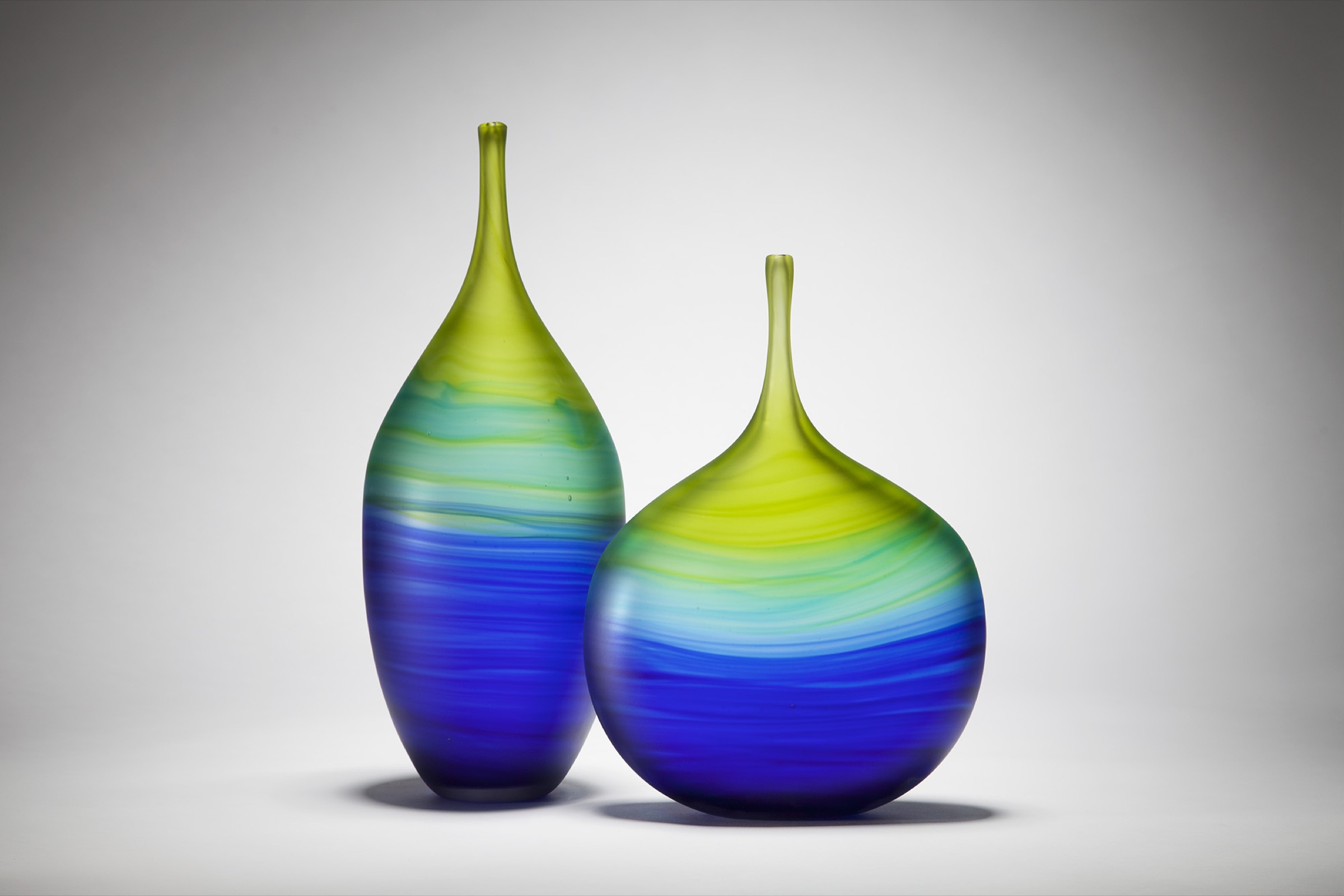 Eileen Gordon – Blue Lagoon glass